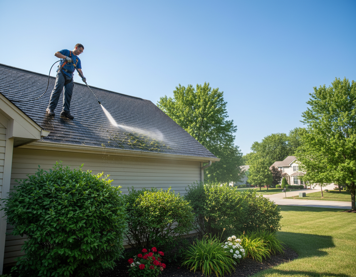 Roof Cleaning In Hilliard